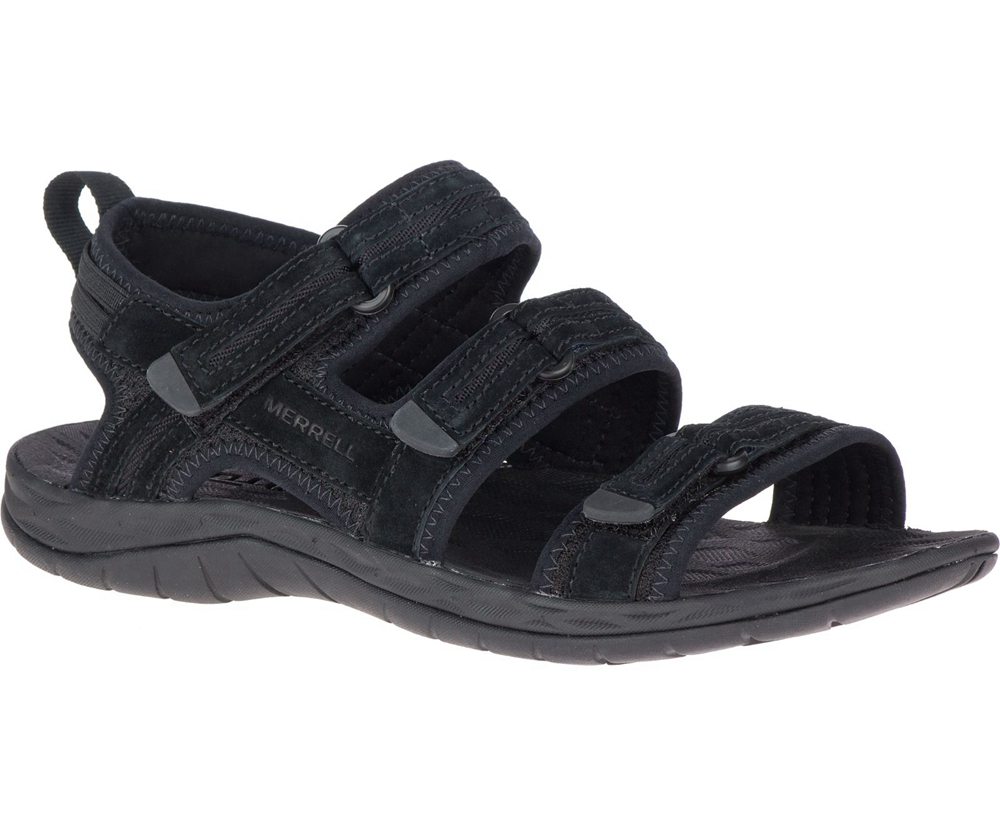 Sandálias Senhora - Merrell Siren 2 Strap - Pretas - RDW512379